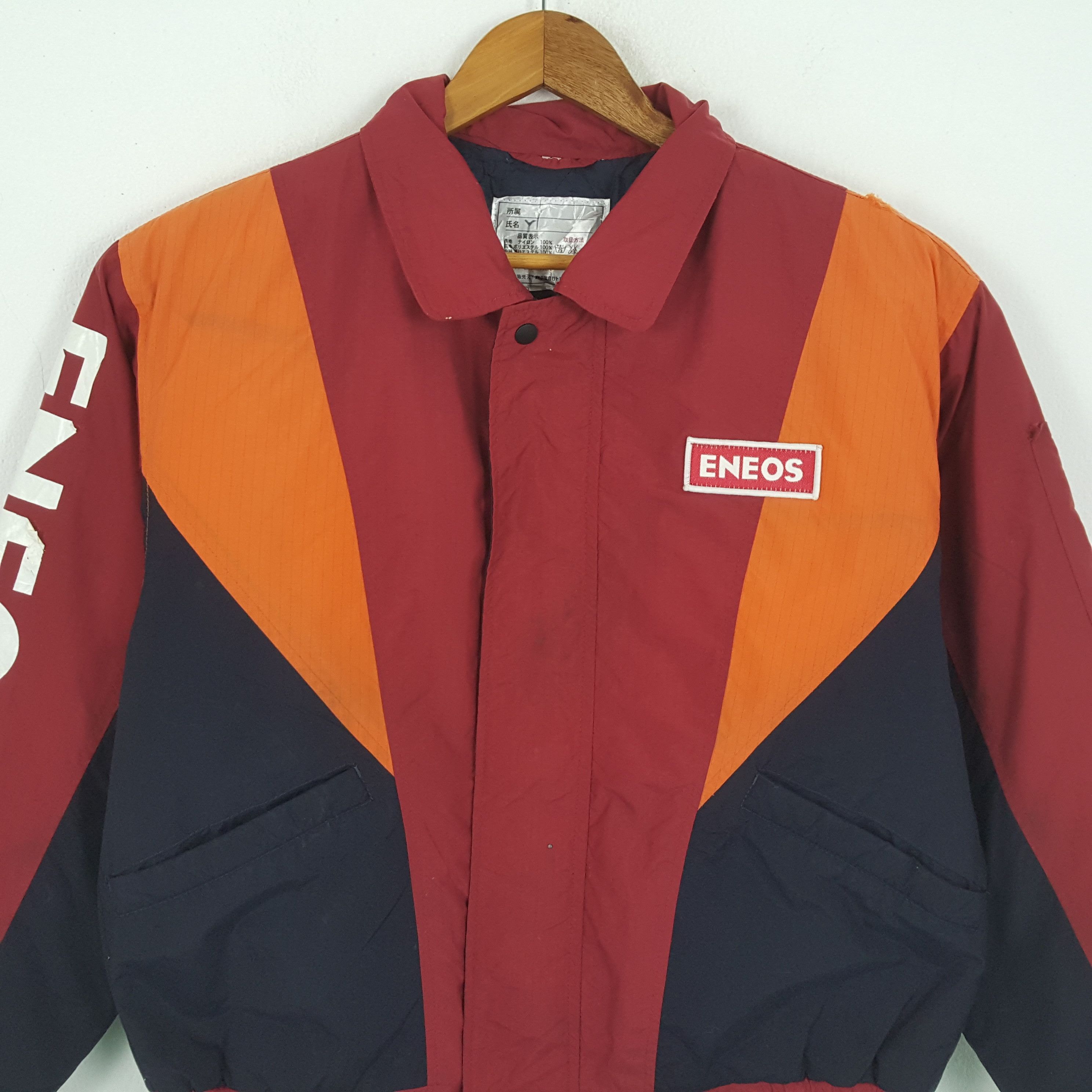 Vintage Vintage ENEOS Japanese Racing Oil Crew Jacket Size US L / EU 52-54 / 3 - 2 Thumbnail