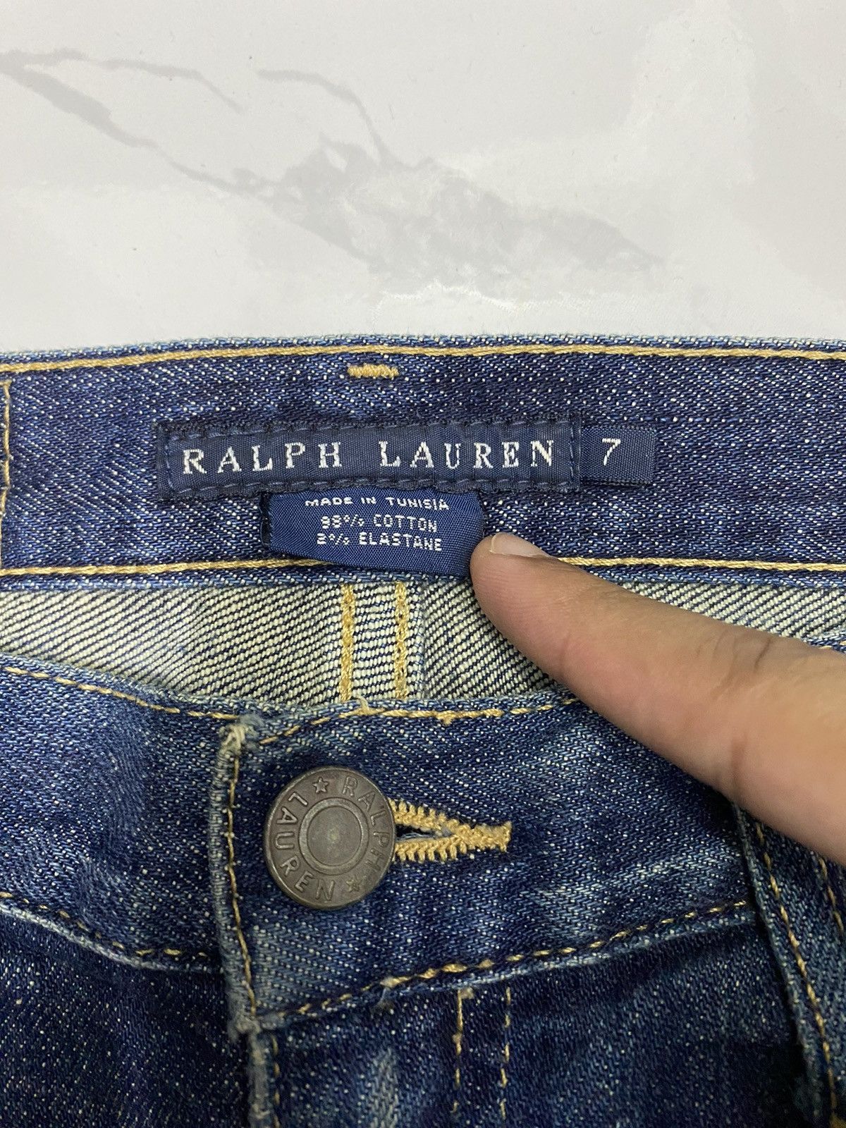 Polo Ralph Lauren 🔥RALPH LAUREN DISTRESSED DENIM JEANS SKINNY JEANS Size 28" / US 6 / IT 42 - 8 Thumbnail