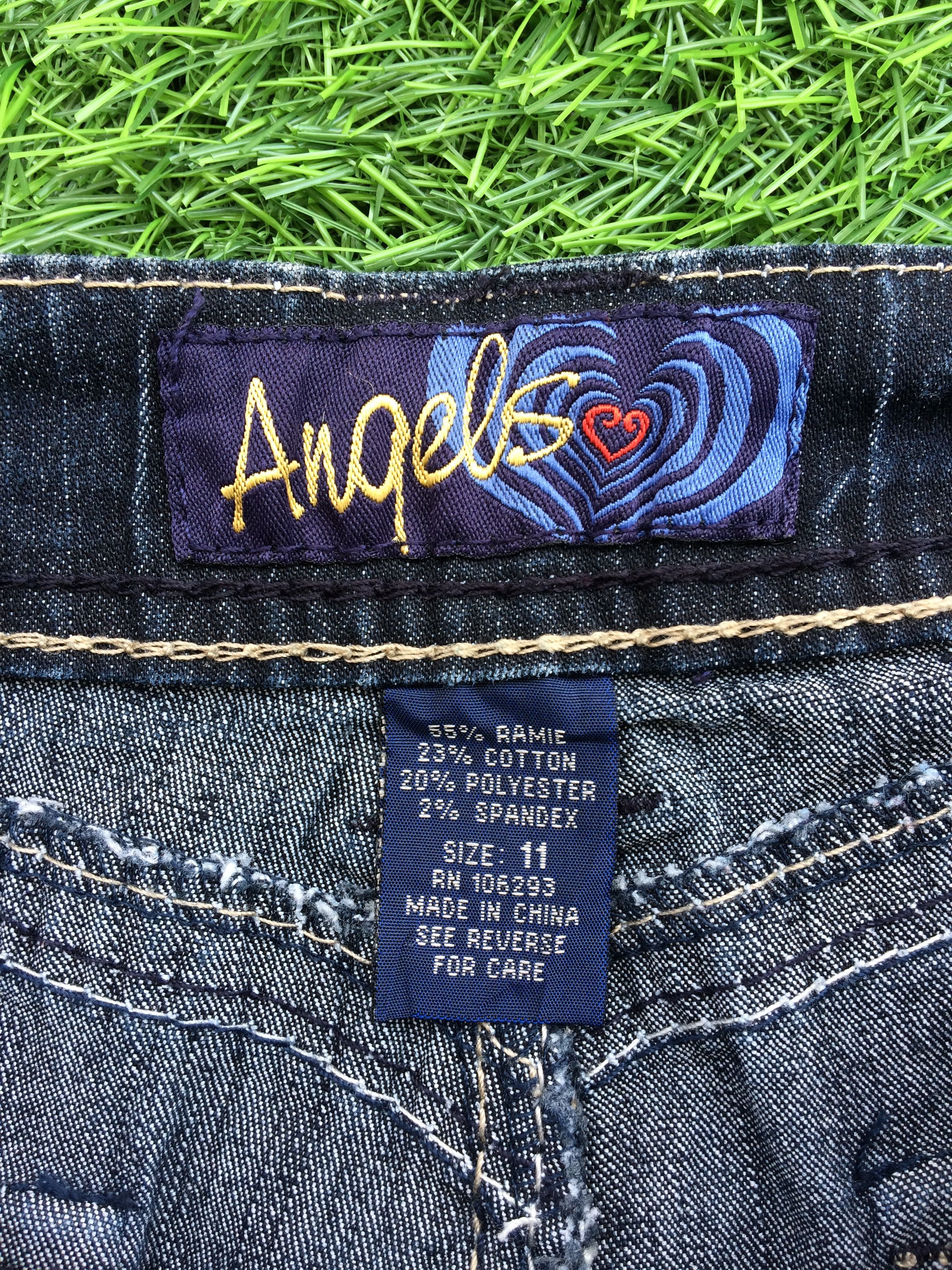 Designer Angels Bootcut Low Rise Jeans D-894 Size 30" / US 8 / IT 44 - 11 Thumbnail