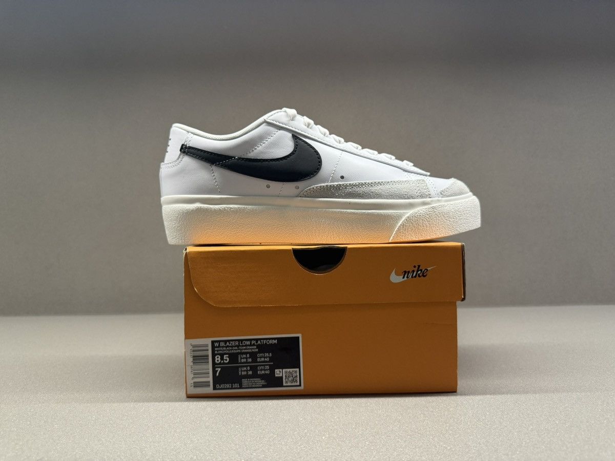 Nike Nike Blazer Low Platform White Black Women’s Size US 8.5 / IT 38.5 - 4 Thumbnail