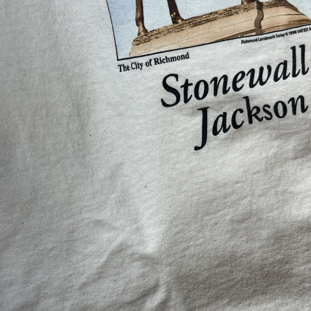 Vintage Vintage 90s Civil War Stonewall Jackson Statue Logo T Shirt Size US L / EU 52-54 / 3 - 7 Thumbnail