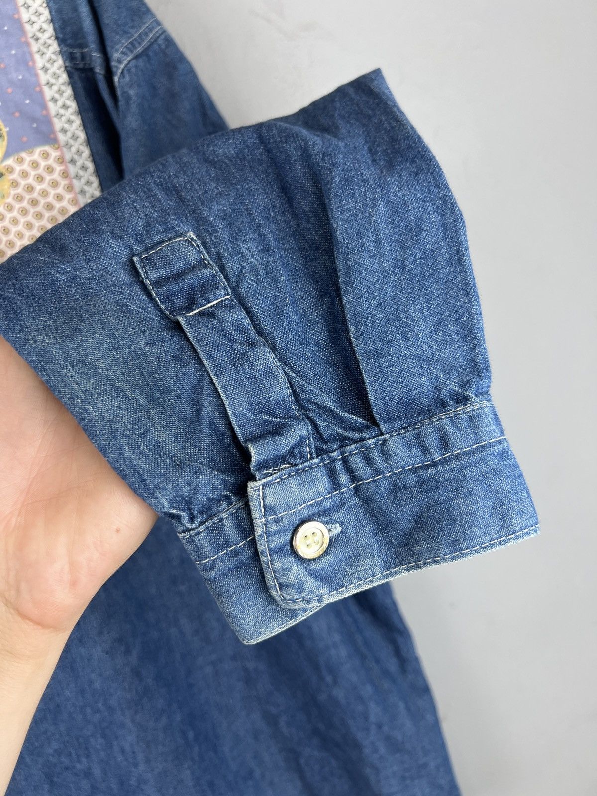 Flannel × Paradise × Vintage Vintage Paradise Flannel Denim Art Shirt M size y2k Size US M / EU 48-50 / 2 - 5 Thumbnail