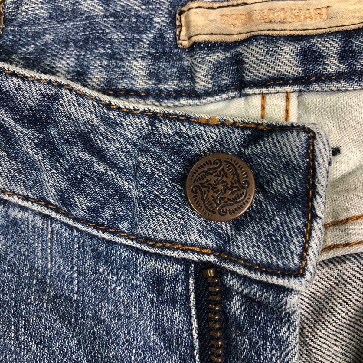 Hysteric Glamour 🔥SKINY CUT FLARE DENIM JEANS TORNADO MART JAPAN MADE Size US 28 / EU 44 - 18 Thumbnail