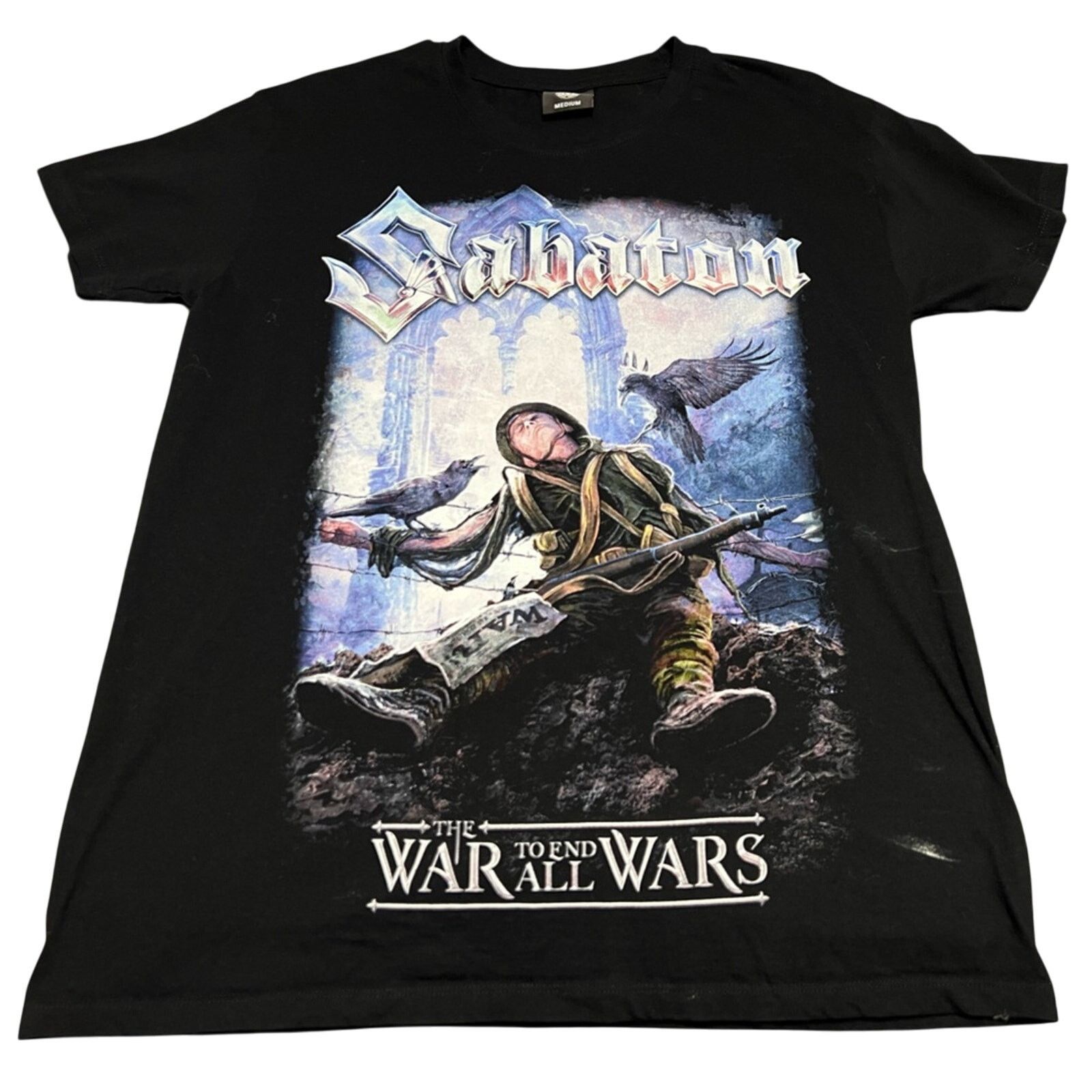 Band Tees Official Sabaton "The War To End All Wars" T-Shirt Black Size US M / EU 48-50 / 2 - 1 Thumbnail