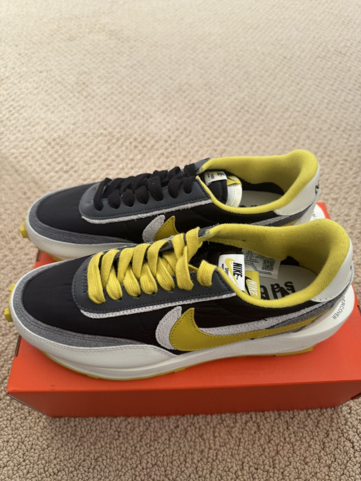 Nike × Sacai × Undercover Nike Sacai LDWaffle Undercover ‘Bright Citron” size 8.5 Size US 8.5 / EU 41-42 - 1 Thumbnail