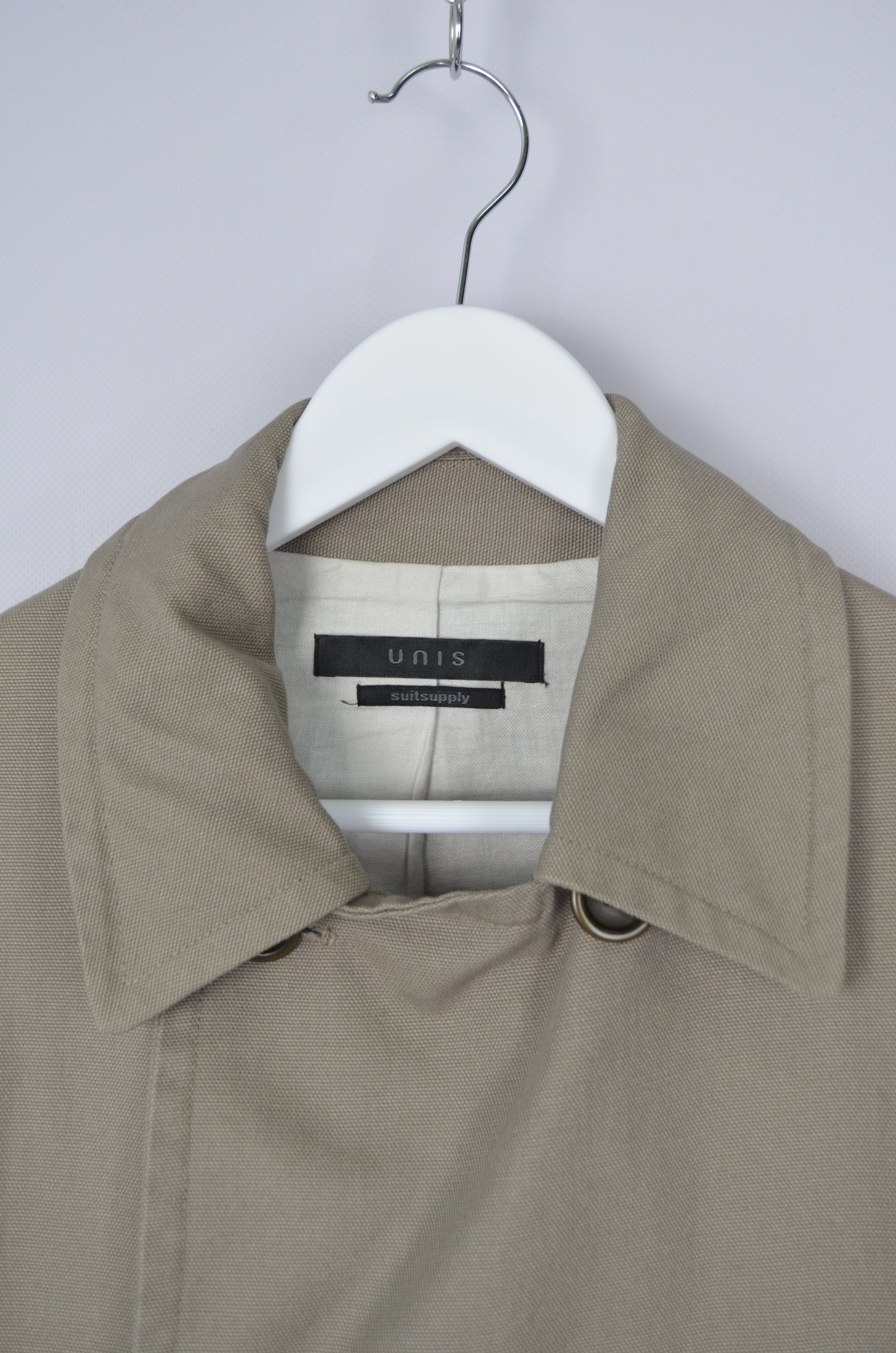Unis Unis USA Beige Cotton Peacoat Jacket Coat Size 36 / S Size US S / EU 44-46 / 1 - 15 Thumbnail