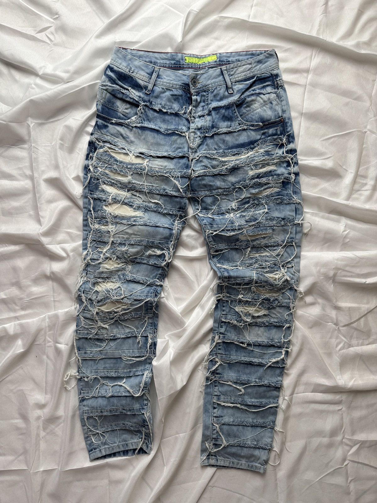 If Six Was Nine Cipo & Baxx Avant Garde Punk Ripped Distressed Jeans Size US 30 / EU 46 - 1 Thumbnail