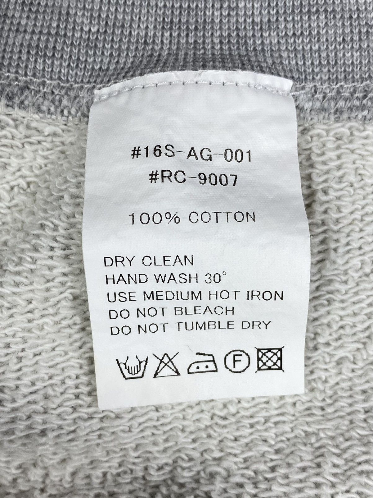 Orcival Orcival France Blank Grey French Terry Cotton Zip Hoodie Size S / US 4 / IT 40 - 14 Thumbnail