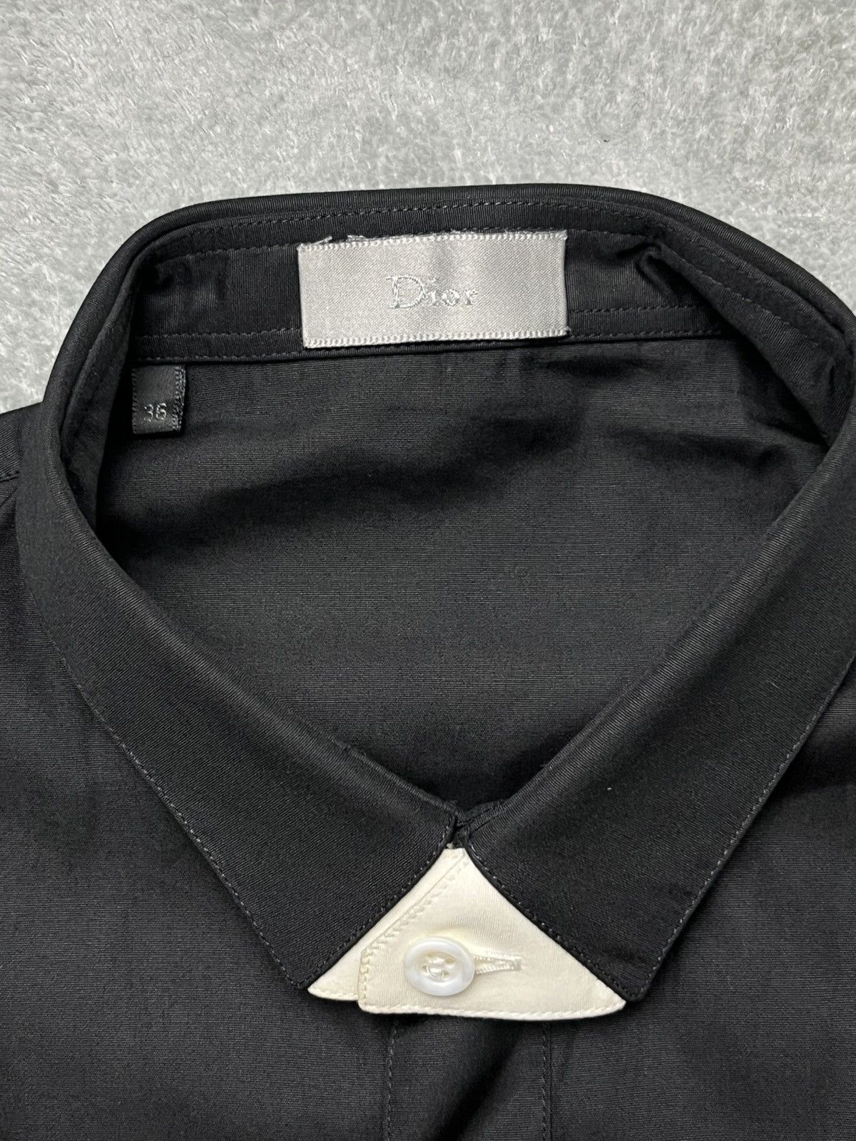 Dior Dior homme - AW/07 “Navigate” Folded Collar Button Up Shirt Size US XS / EU 42 / 0 - 5 Thumbnail