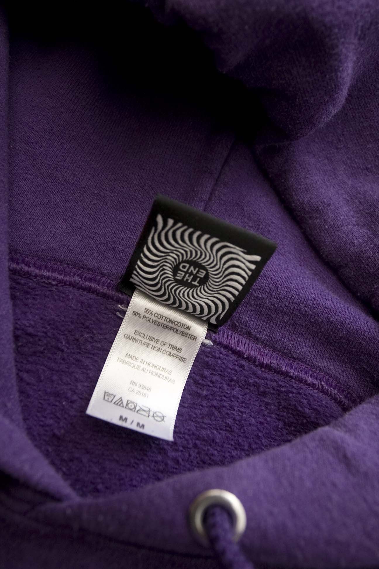 Spitfire Spitfire The End Hoodie Size M Purple Y2K Spiral Size US M / EU 48-50 / 2 - 5 Thumbnail