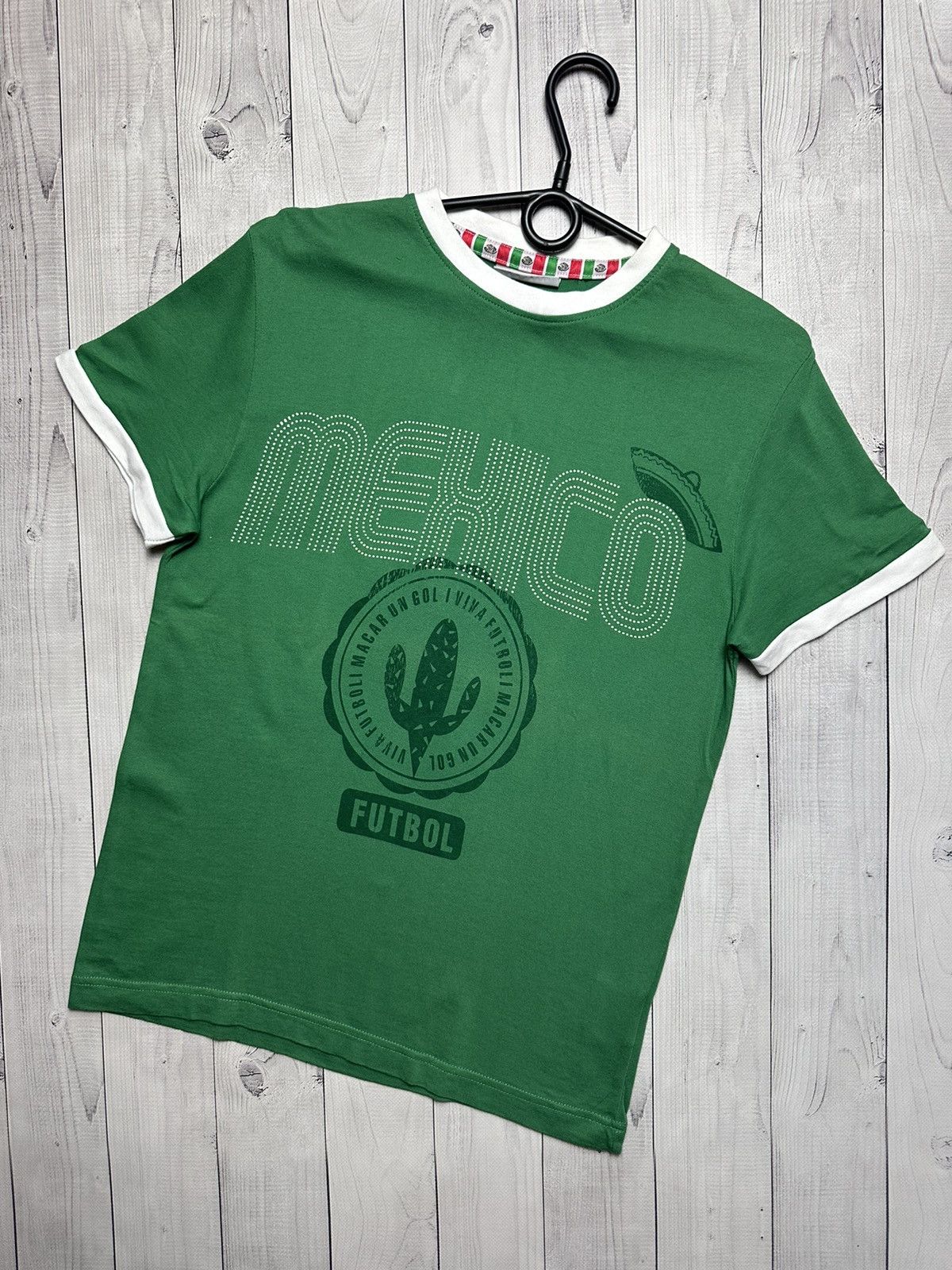 Vintage Vintage Mexico tee green big logo 10 size S Size US S / EU 44-46 / 1 - 1 Thumbnail