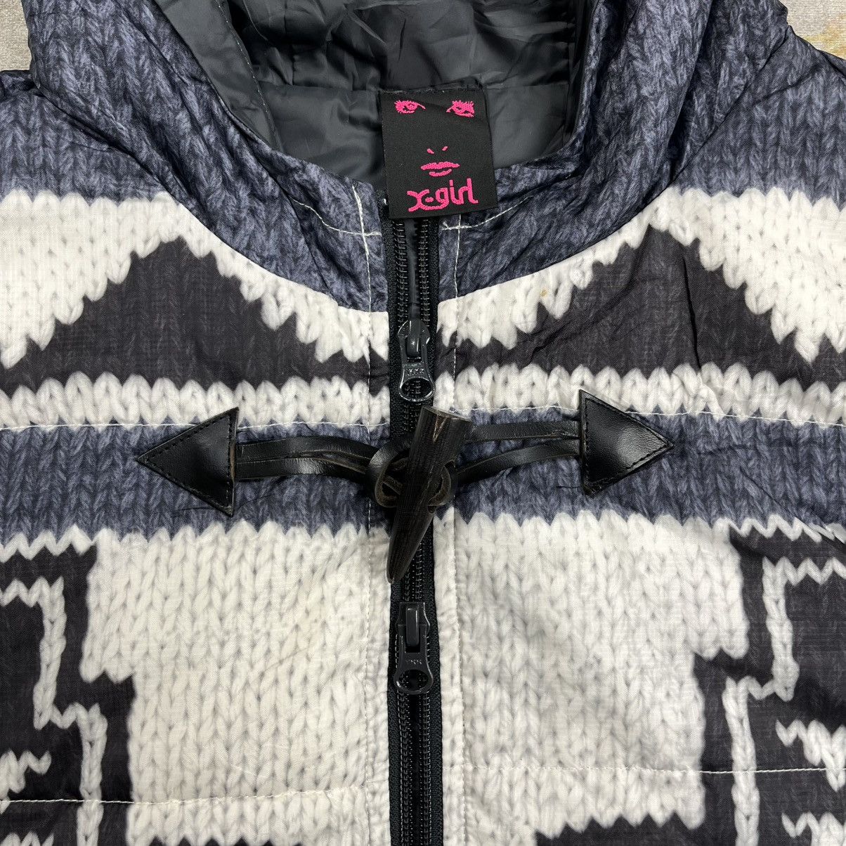 Hysteric Glamour X girl navajo aztec puffer vest double zipper Size US S / EU 44-46 / 1 - 3 Thumbnail