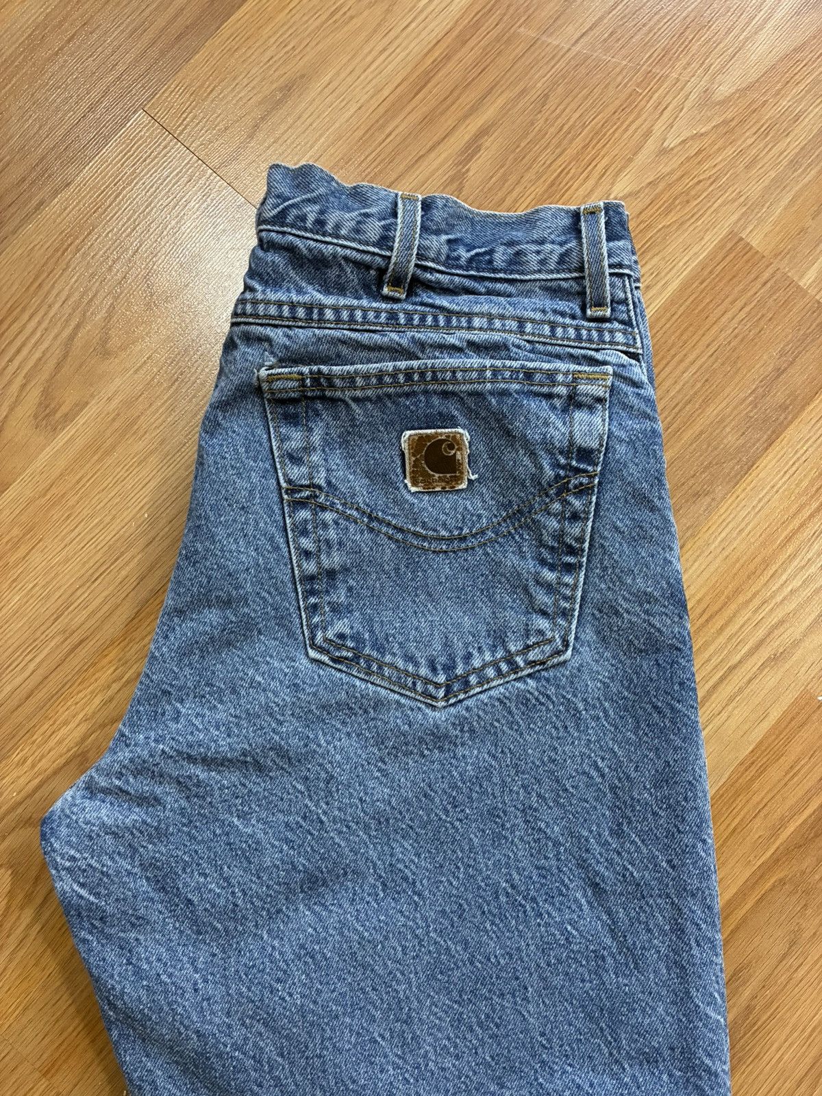 Carhartt 34x30 - Vintage Carhartt Flannel Lined Denim Jeans B21-DST Size US 34 / EU 50 - 18 Thumbnail