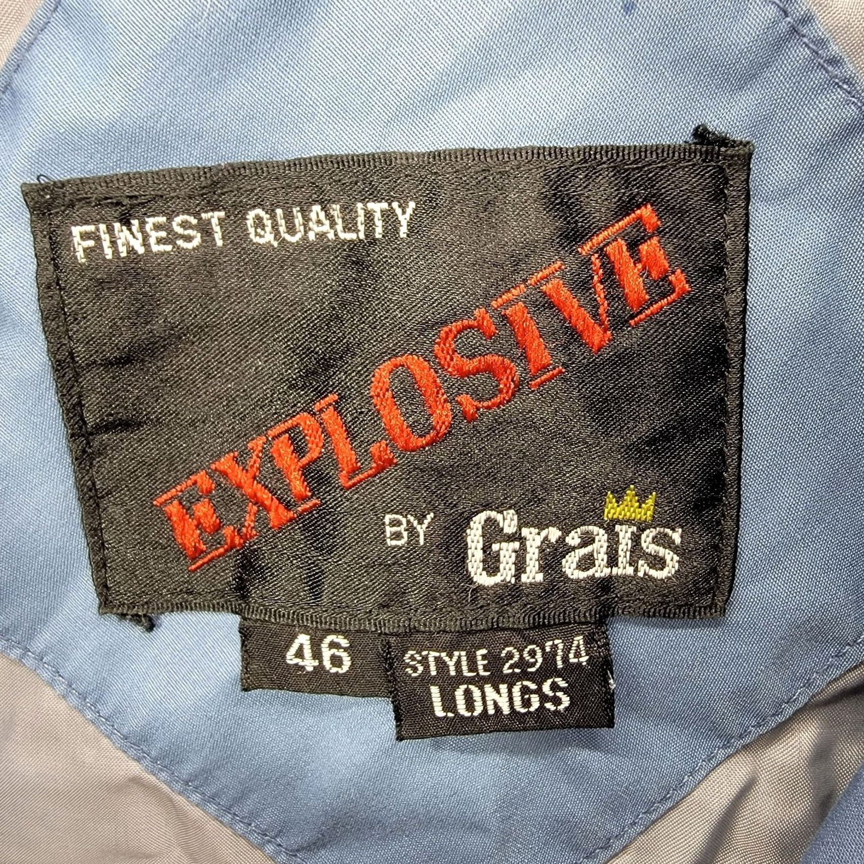 Vintage VINTAGE Grais Jacket Windbreaker Shirt Coat Size 46 Blue Brown Mens 1980s Coast Outdoors Milieu Size US S / EU 44-46 / 1 - 2 Thumbnail