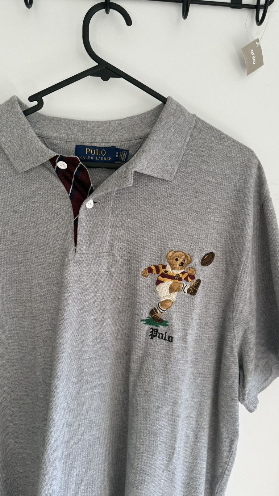 Polo Ralph Lauren × Vintage Vintage Polo Ralph Lauren Polo Bear Rugby Shirt XL New w Tag Size US XL / EU 56 / 4 - 3 Thumbnail