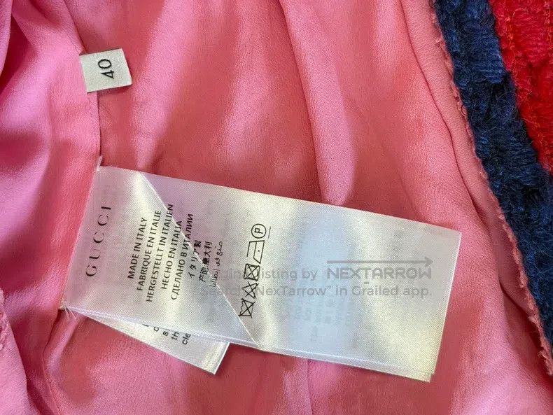 Gucci Gucci Pink tweed coat Size S / US 4 / IT 40 - 7 Thumbnail