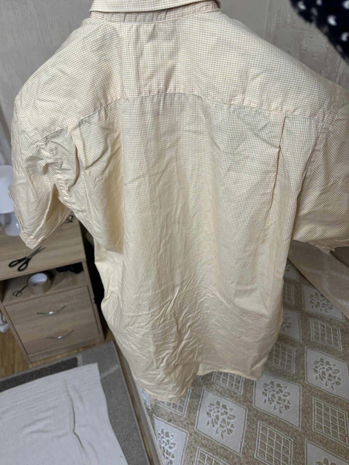 Christian Dior Monsieur 🔥 Christian Dior Cotton Short Sleeve Button Up Shirt 15 39 Size US L / EU 52-54 / 3 - 7 Thumbnail