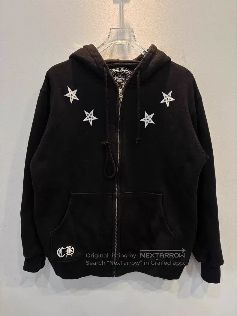 Chrome Hearts CHROME HEARTS Size L Long-sleeved hoodie with a star print Size US L / EU 52-54 / 3 - 1 Thumbnail