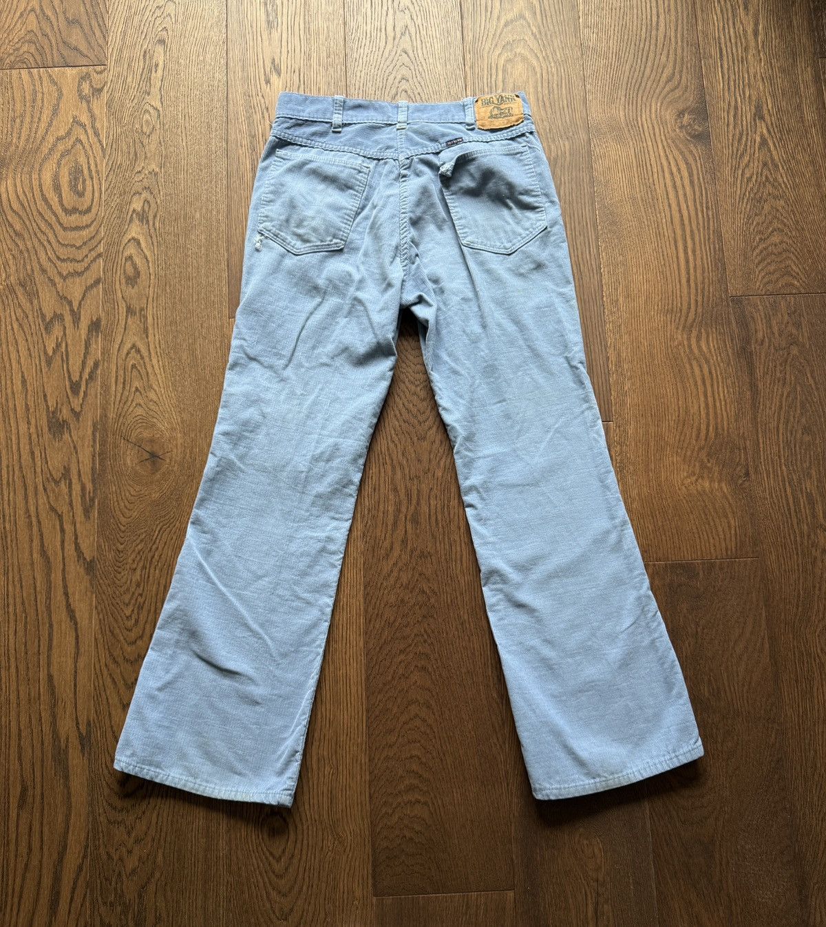 Vintage Vintage 70s Big Yank Corduroy Flared Bell Bottom Pants Size US 32 / EU 48 - 2 Thumbnail