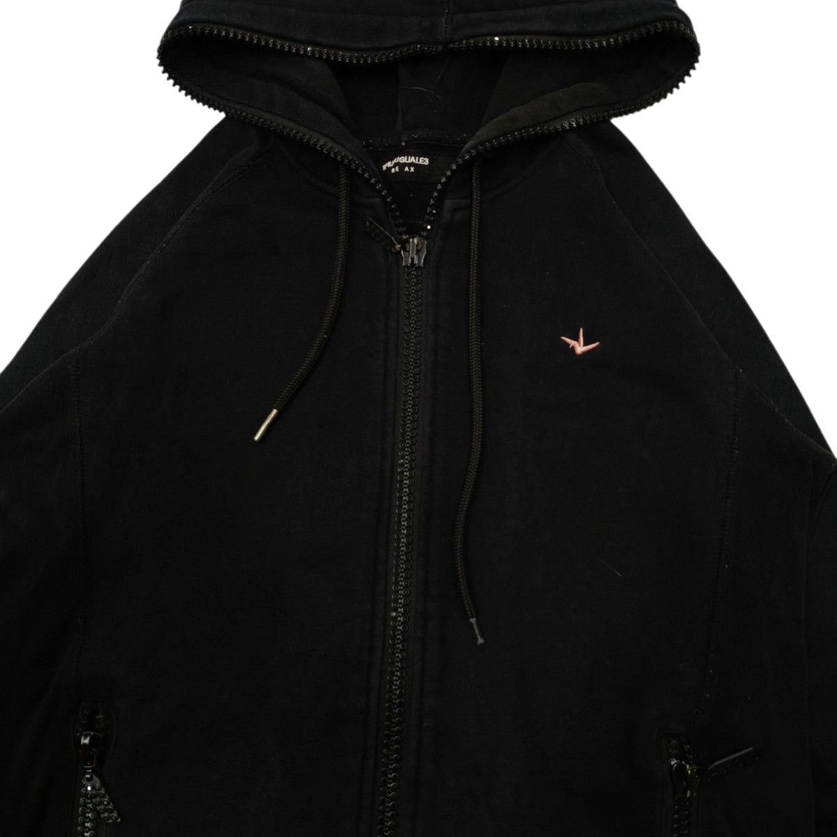 Japanese Brand Japanese 1piu1uguale3 Relax Small Logo Full Zip Hoodie Size US M / EU 48-50 / 2 - 4 Thumbnail