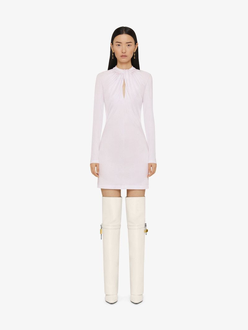 Givenchy o1n1vont0326 Draped Dress in White Size XS / US 0-2 / IT 36-38 - 2 Thumbnail