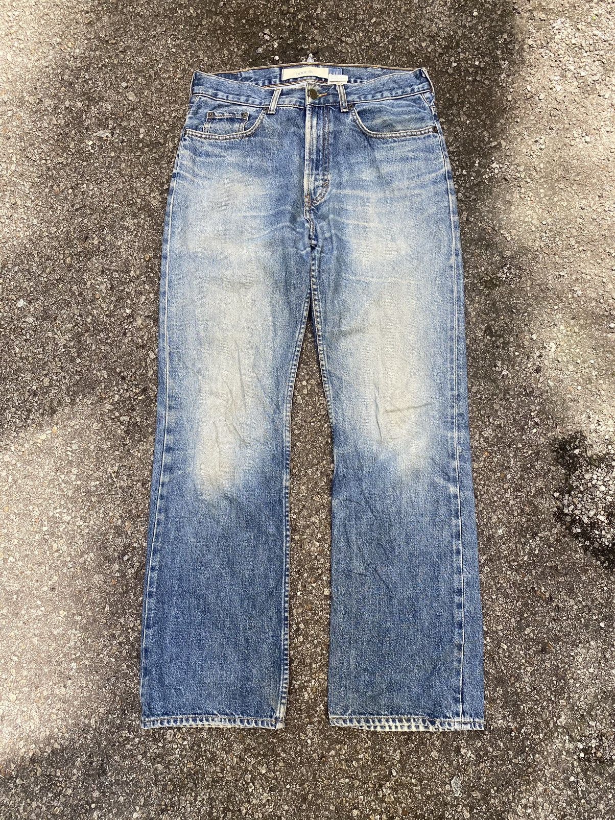 Gap Flare Boot Cut Fit Jeans Gap Blue Vintage Denim Y2k Size US 32 / EU 48 - 2 Thumbnail