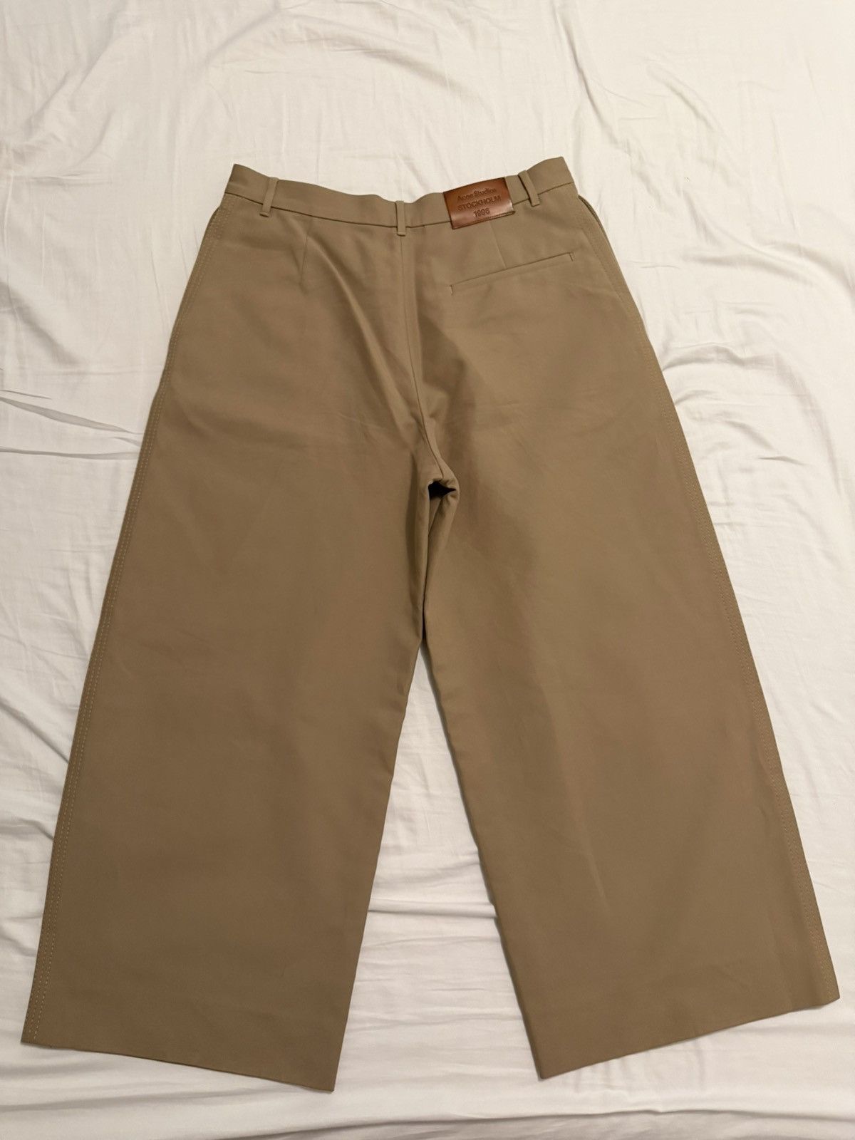 Acne Studios Acne Studios Organic Cotton Twill Beige Trousers Size US 34 / EU 50 - 11 Thumbnail