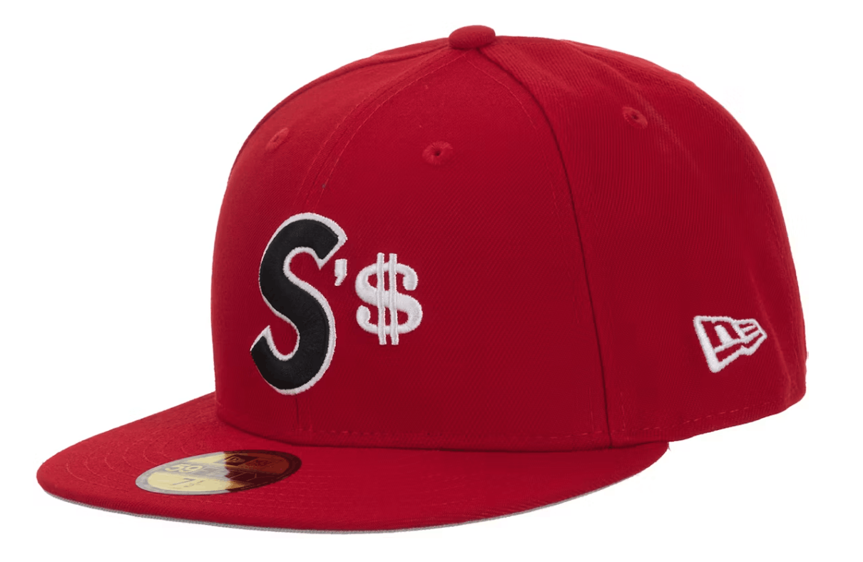 New Era × Supreme Supreme Multi S Logo Fitted Cap Hat Red (7 5/8