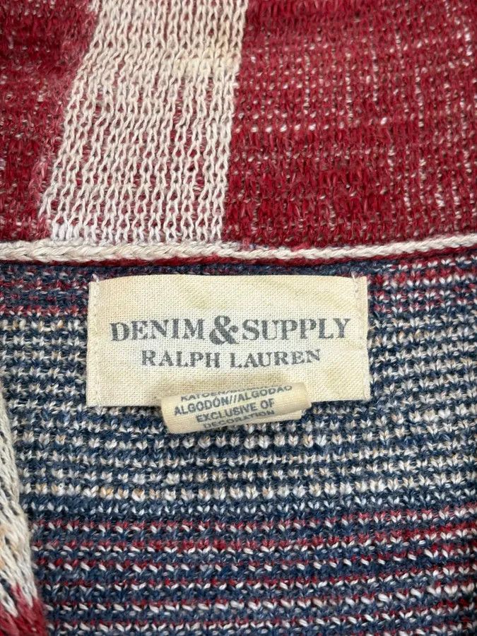 Polo Ralph Lauren 2000s Ralph Lauren Supply USA Flag Cardigan Sweater Size US S / EU 44-46 / 1 - 10 Thumbnail
