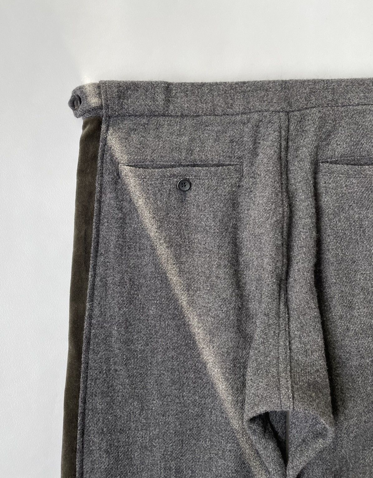 Comme des Garcons A/W 06 Velvet + Wool Panelled Trousers Size US 36 / EU 52 - 9 Thumbnail