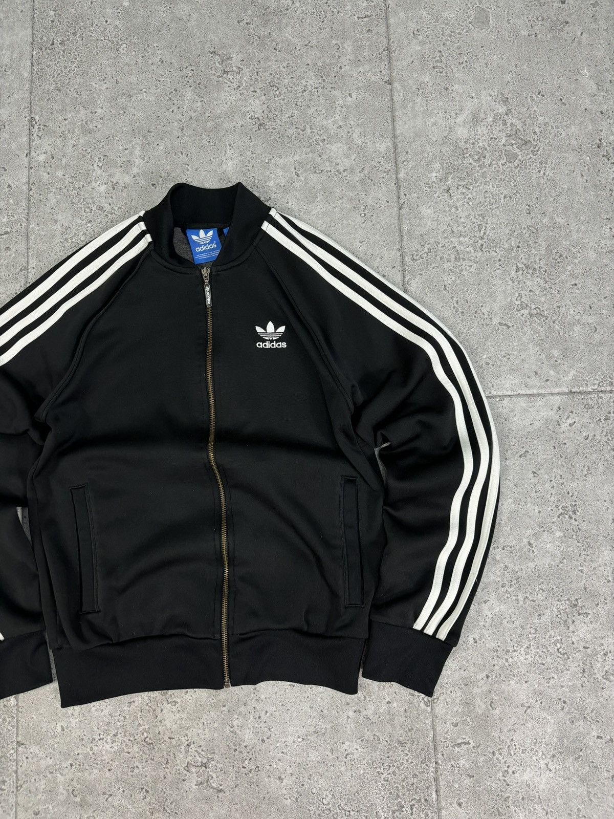 Adidas × Vintage Vintage Retro Zip Up Adidas Originals 3 Stripes Cropped Y2K Size US S / EU 44-46 / 1 - 3 Thumbnail