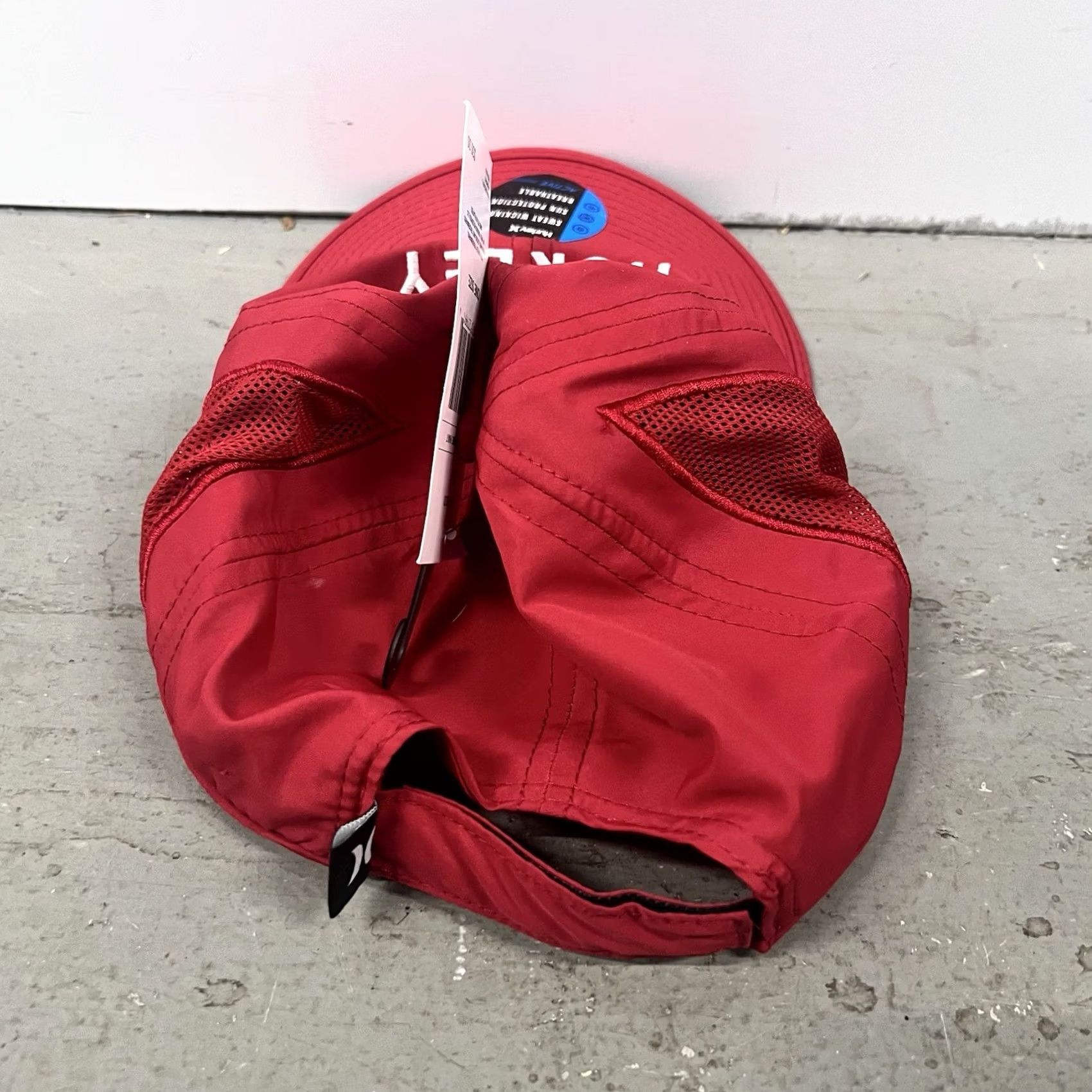 Hurley Hurley Finish Line Red Hat - One Size Adjustable Baseball Cap Men Size ONE SIZE - 6 Thumbnail