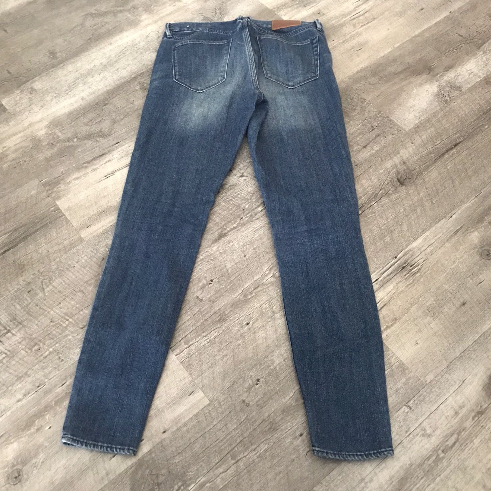 Madewell Madewell Jeans Womens 25 Skinny Ankle Medium Blue Wash Denim Slim Stretch 5-Pocket Modern Womens Jeans Size 42" / US 20 - 3 Thumbnail
