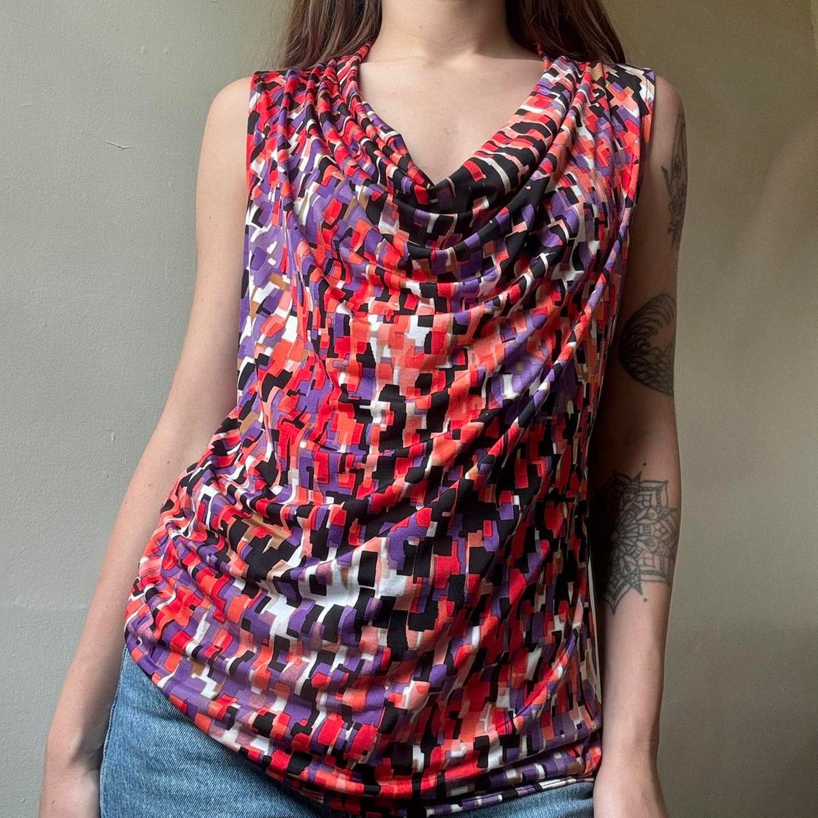 Worthington Lavender Tunic Woman's Size Large NWT pit to pit 18\, image size:1600x1600