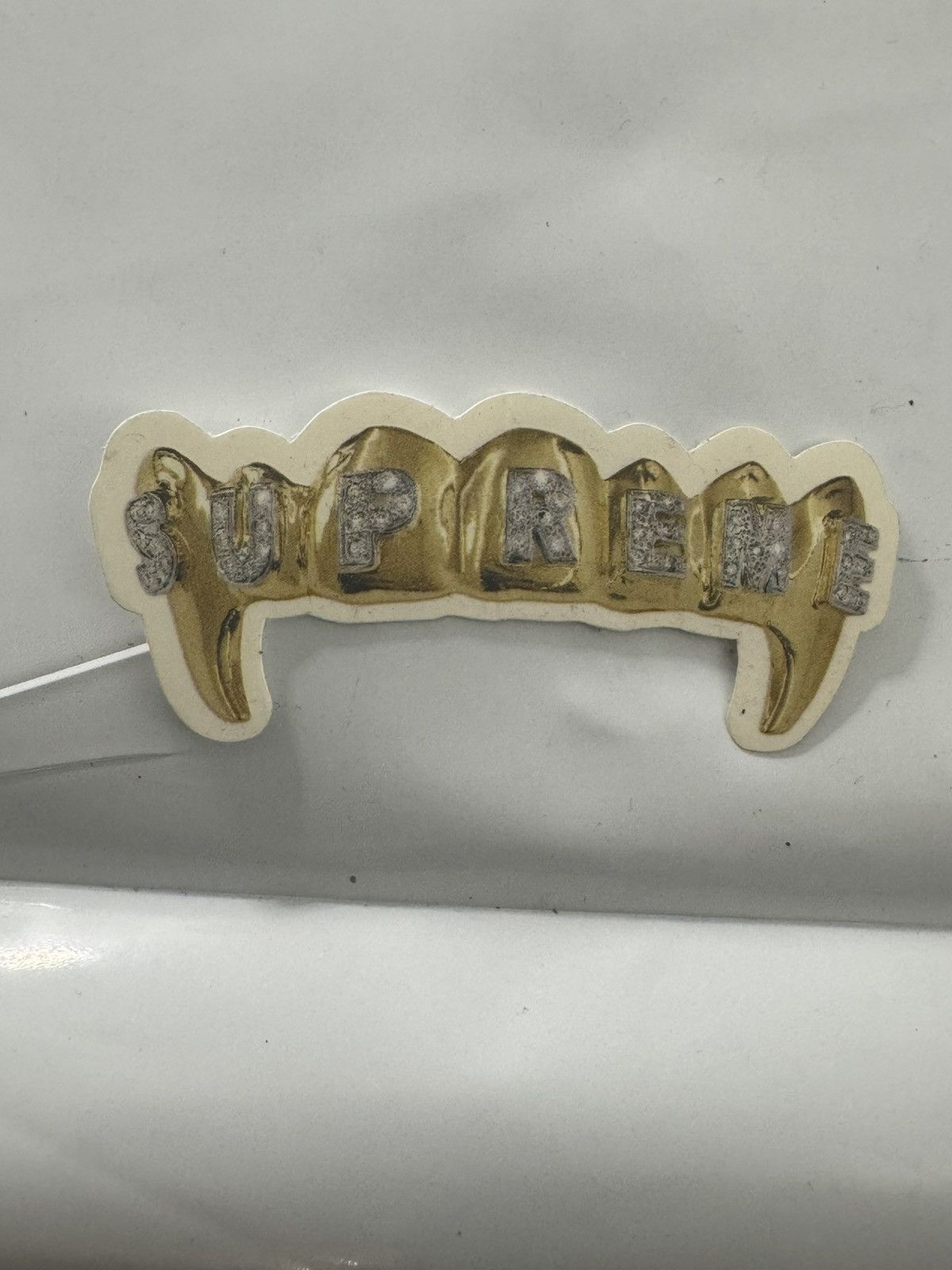 Supreme Supreme Gold Fangs Sticker Size ONE SIZE - 1 Preview