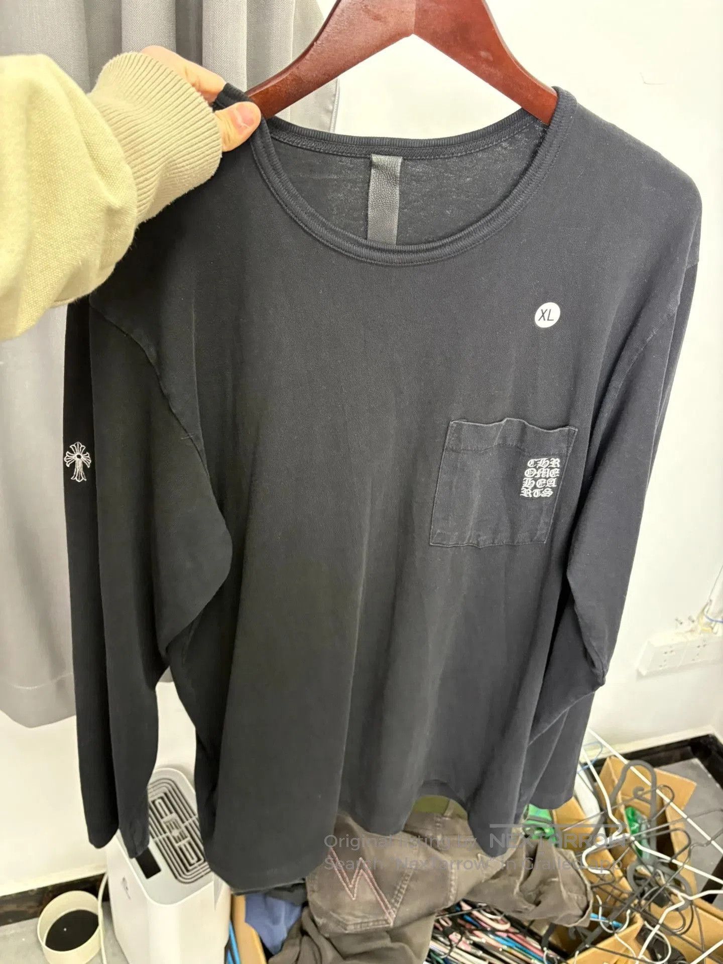 Chrome Hearts Chrome Hearts Dark Gray Long. Size US XL / EU 56 / 4 - 8 Thumbnail