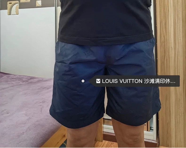 Louis Vuitton Louis Vuitton size m Blue full print casual shorts 2503-Ne Size US 30 / EU 46 - 5 Thumbnail