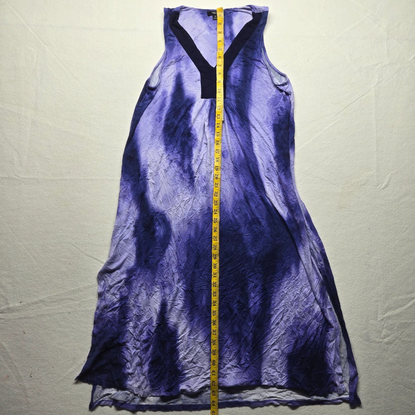 Vera Wang Vera Wang Dress Women's Midi Sleeveless V-Neck Blue Black Floral Pattern Lined M Adult Women's Dress Vera Wang Shirt? Size M / US 6-8 / IT 42-44 - 6 Thumbnail