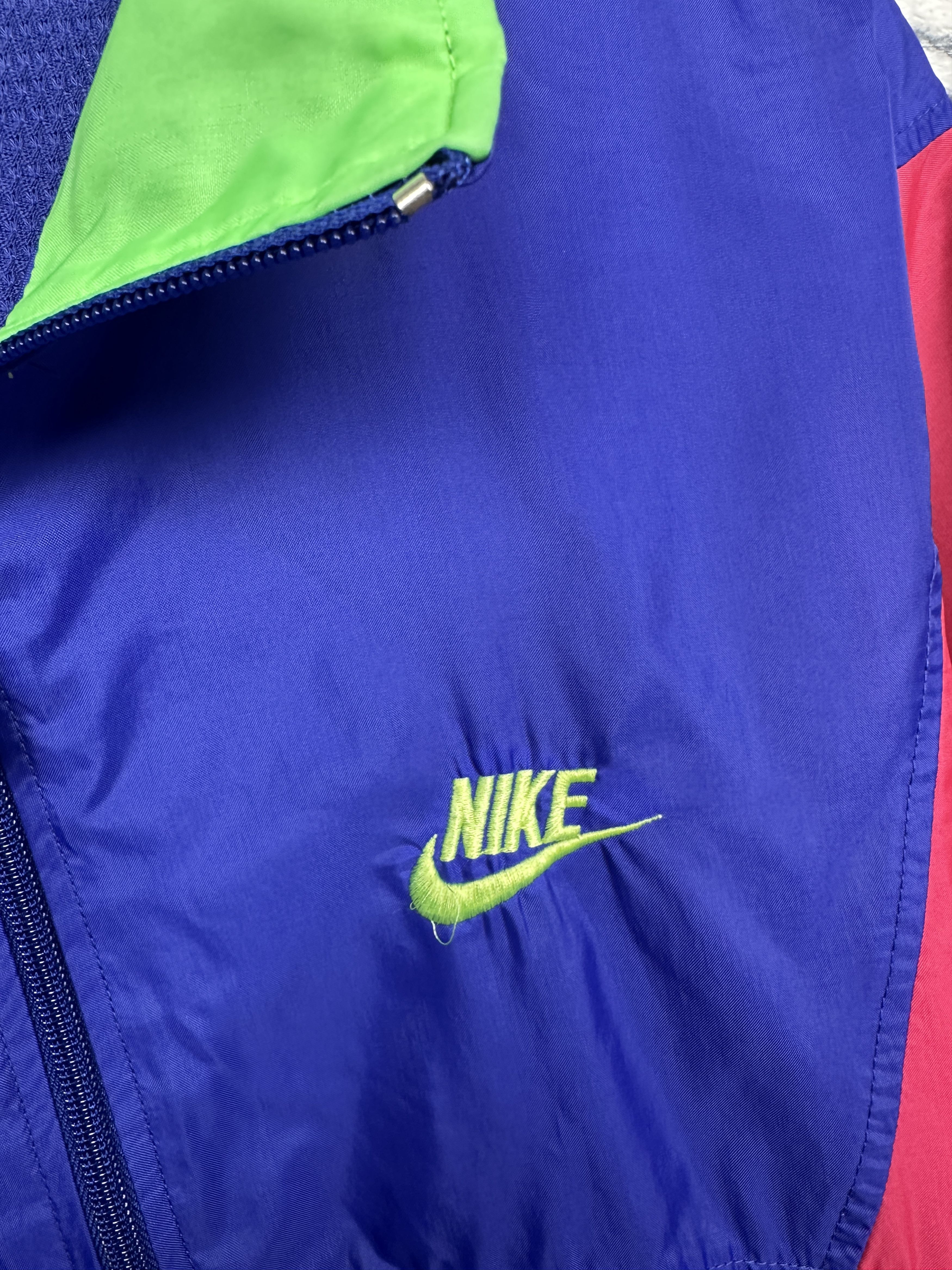 Nike Nike 90s Vintage Mens Nylon Jacket Big Logo Size US M / EU 48-50 / 2 - 7 Thumbnail