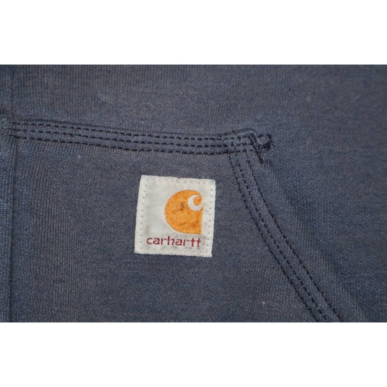 Carhartt Carhartt Thermal Lined Hooded Sweatshirt Mens Large Navy Size US L / EU 52-54 / 3 - 5 Thumbnail
