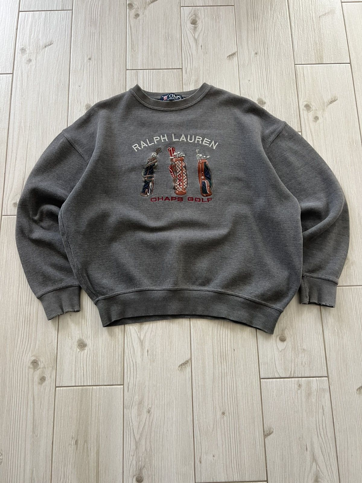 Chaps Ralph Lauren VTG Chaps RL Golf Sweatshirt Embroidery Logo Pullover USA Size US M / EU 48-50 / 2 - 6 Thumbnail