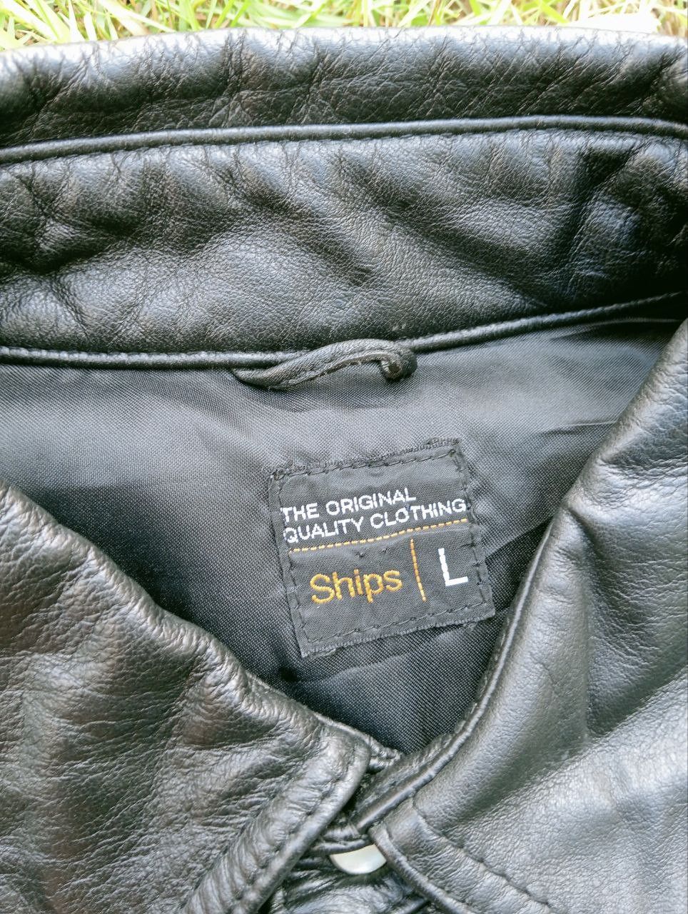 Japanese Brand VINTAGE SHIPS JAPAN COWHIDE LEATHER SHIRT Size US L / EU 52-54 / 3 - 7 Thumbnail