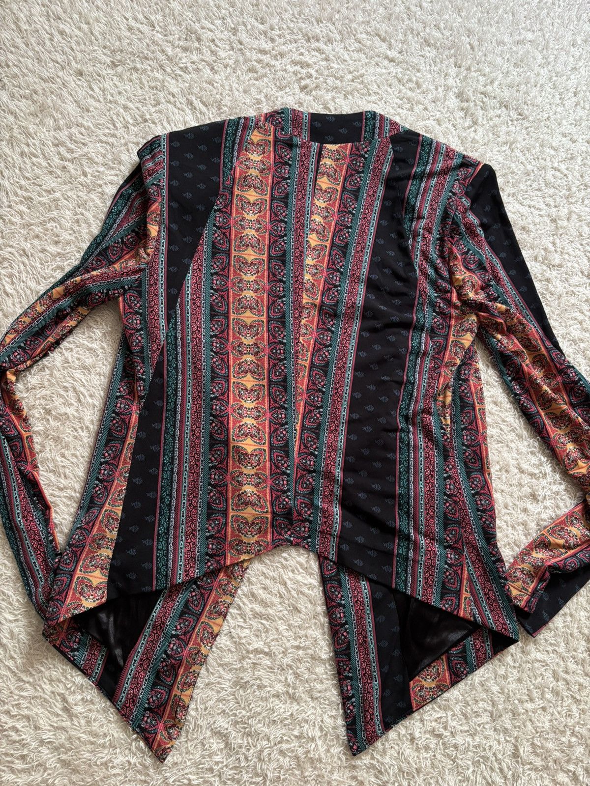 BCBGeneration Women’s festive printed blazer cardigan size medium Size M / US 6-8 / IT 42-44 - 4 Thumbnail