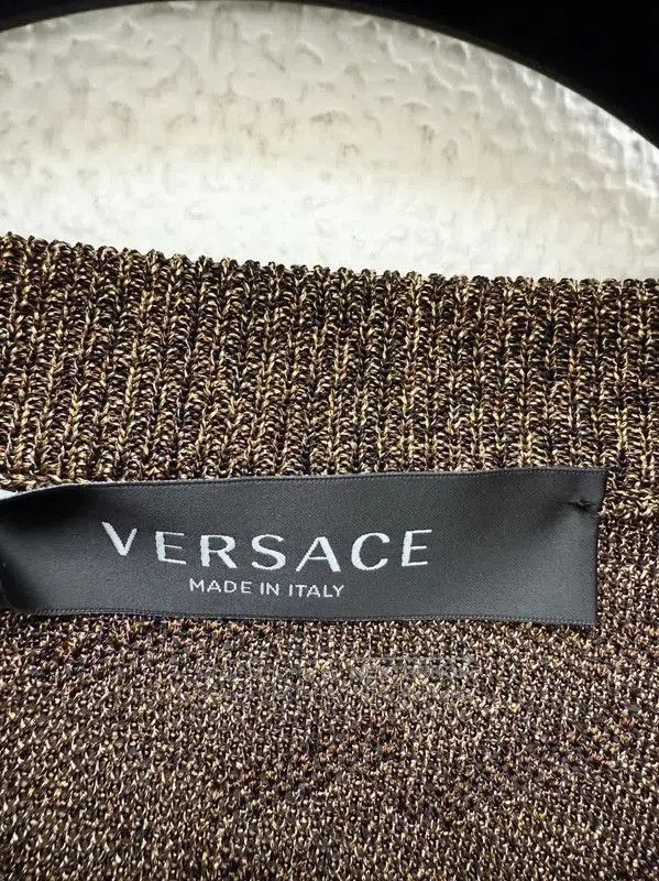 Versace Versace Brown Long Sleeve Sweater for Men . Size US L / EU 52-54 / 3 - 3 Thumbnail