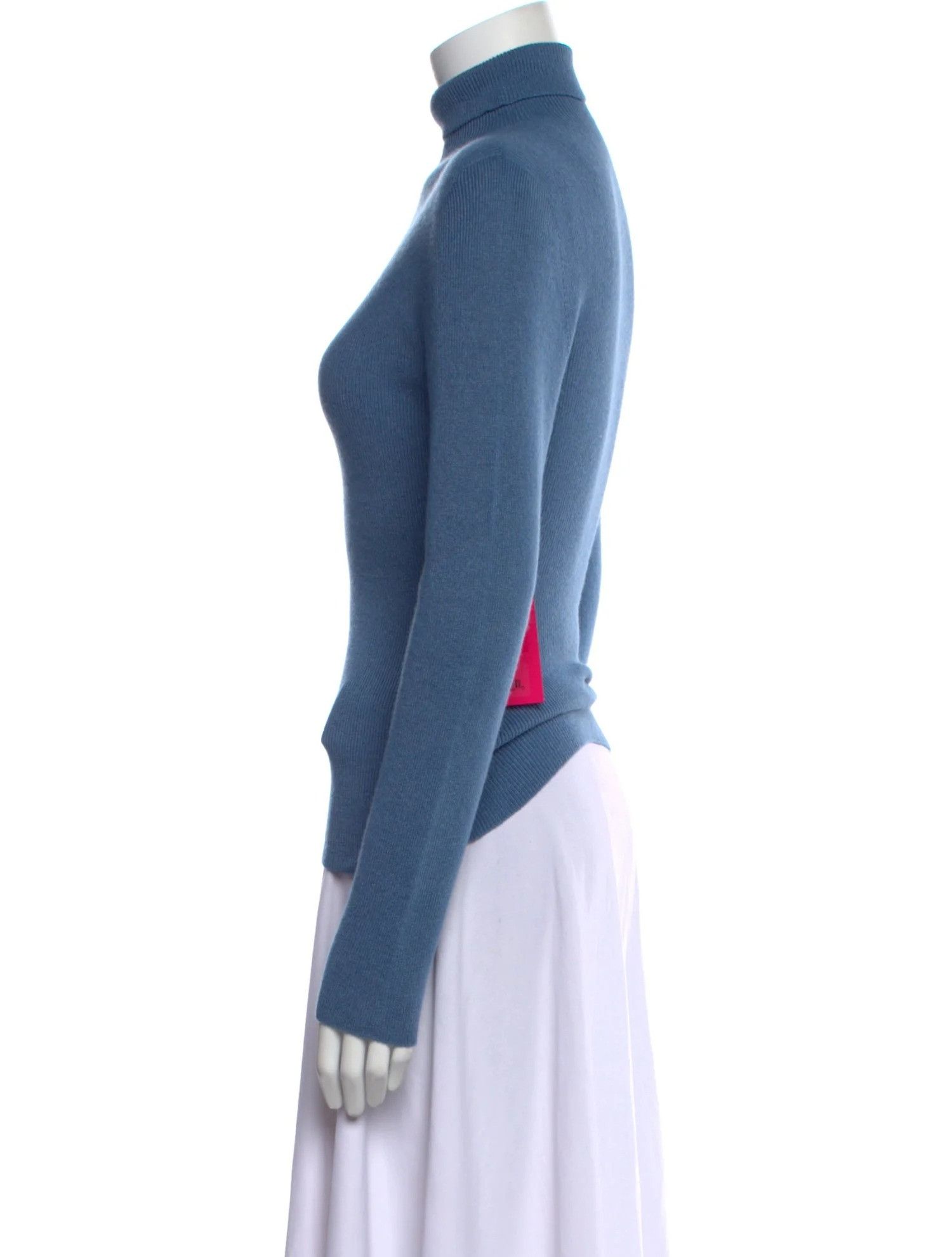 The Elder Statesman $650 The Elder Statesman Delicash Peacock Turtleneck Size S / US 4 / IT 40 - 2 Thumbnail