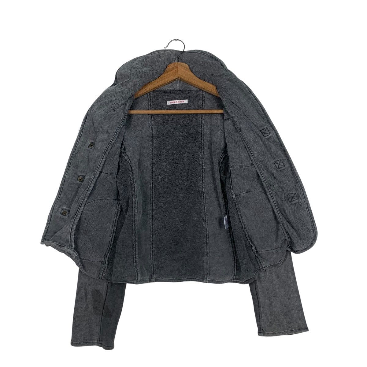 Japan Rags PREFERIR Techwear Cropped Jacket #1802-C16 Size XS / US 0-2 / IT 36-38 - 11 Thumbnail
