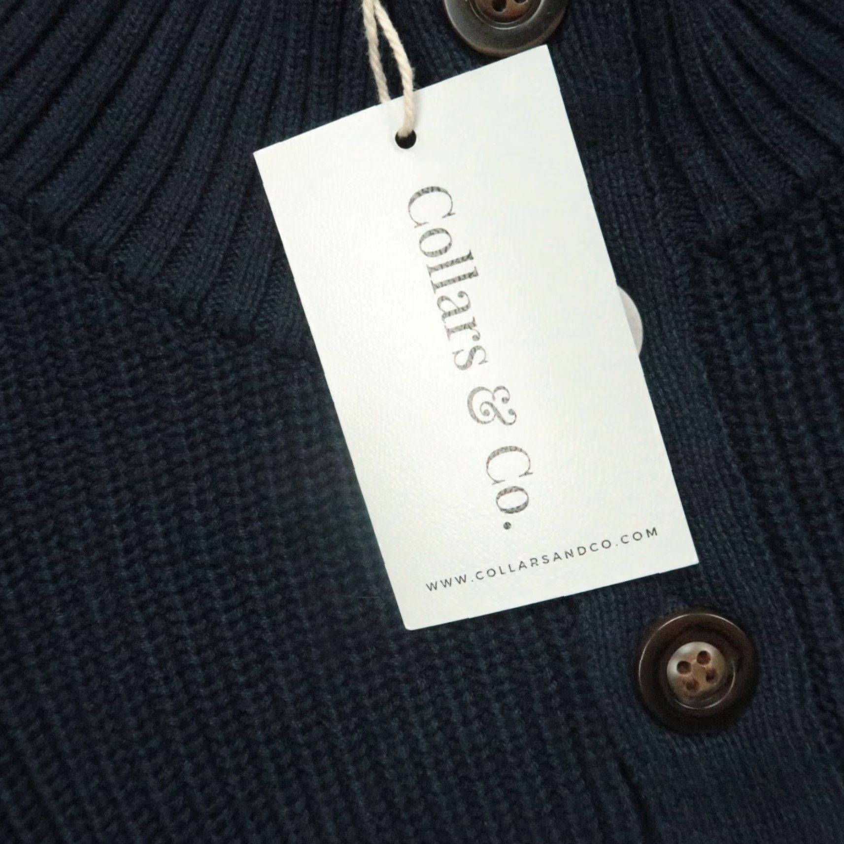 CO VINTAGE Collars & Co Sweater Mens M Blue White Striped Mockneck Pullover Old Money Size US M / EU 48-50 / 2 - 4 Thumbnail