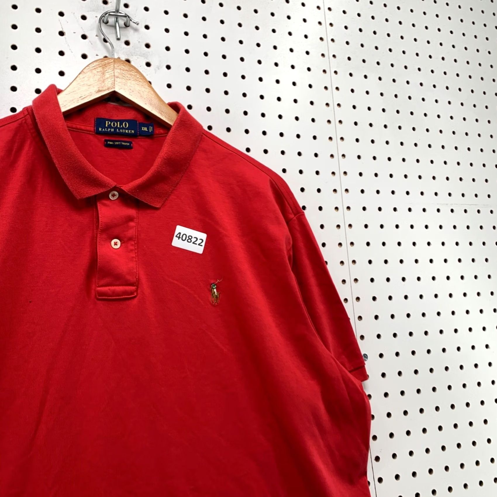 Polo Ralph Lauren Polo Ralph Lauren Collared Shirt Mens 2XL Red Pima Soft Cotton Preppy 25x28.5 Size US XXL / EU 58 / 5 - 7 Thumbnail