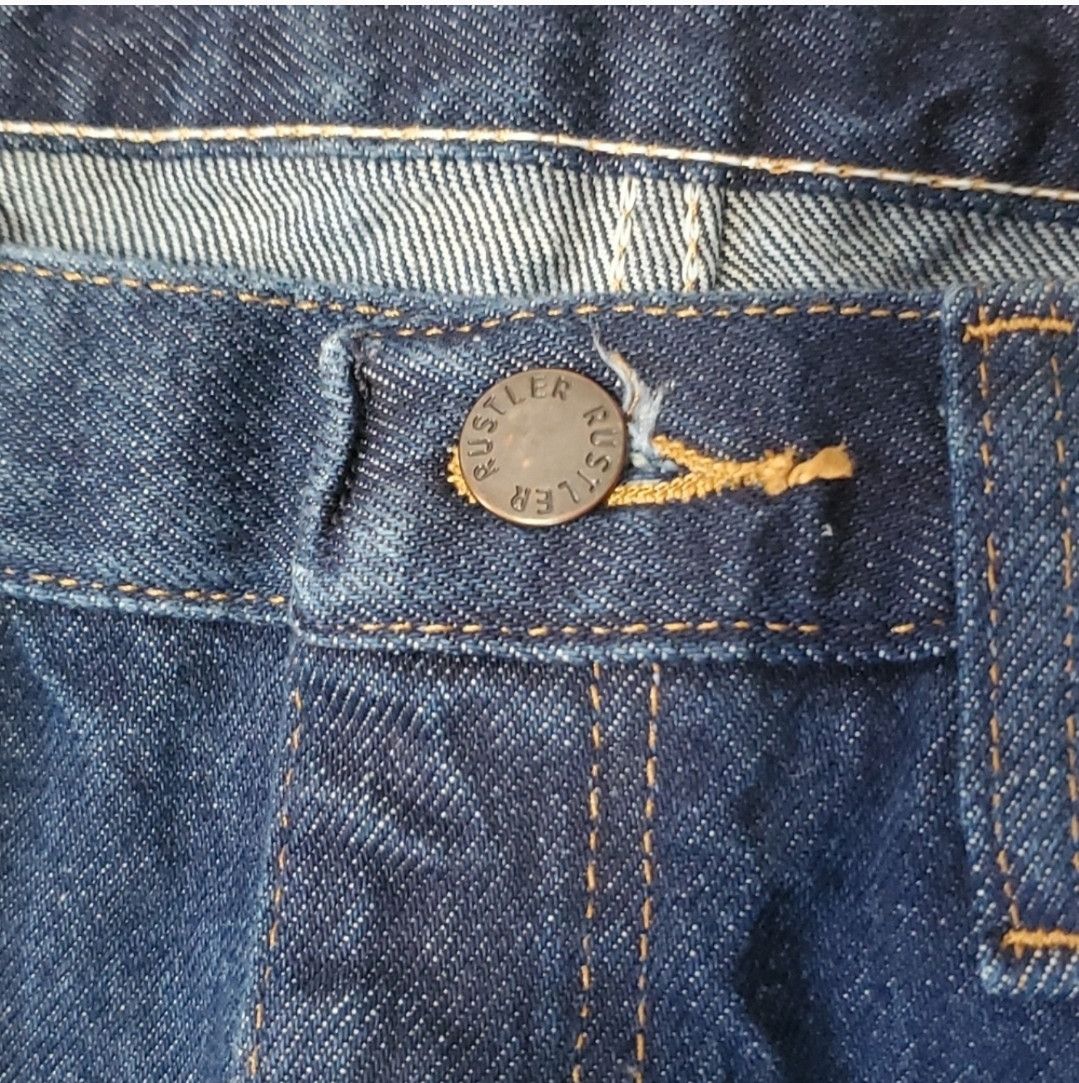 Rustler Rustler 34x32" Men's Pants Jeans Blue Cotton Denim 4 Pocket Size US 34 / EU 50 - 7 Thumbnail
