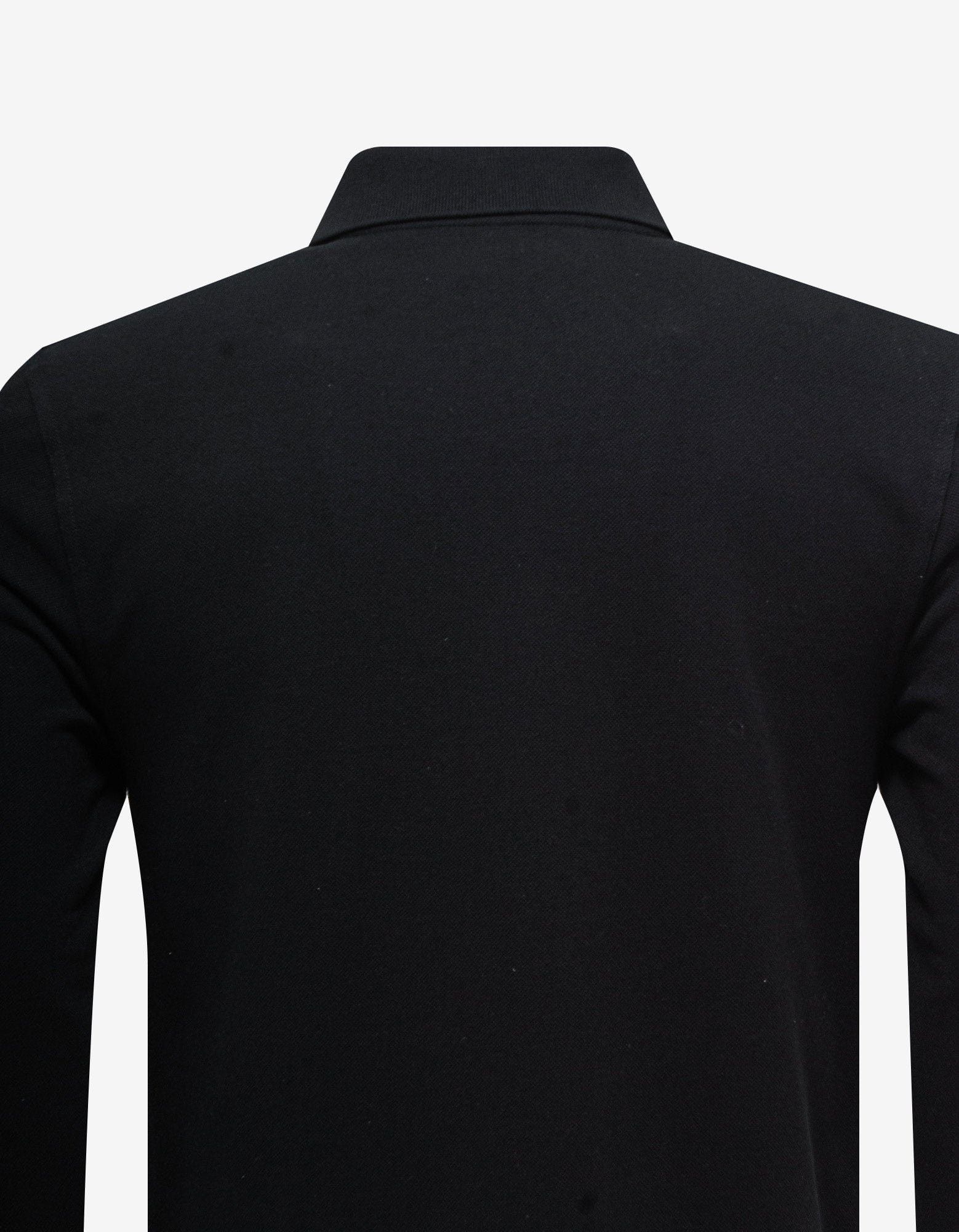 Saint Laurent Paris Black Long Sleeve Logo Polo Size US XXL / EU 58 / 5 - 4 Thumbnail